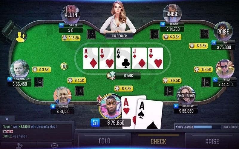 chi tiết cách chơi Poker