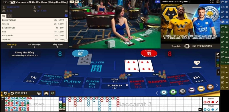 Hack Baccarat trực tuyến