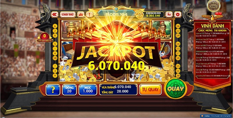 Chơi game slot tặng tiền khi đăng ký