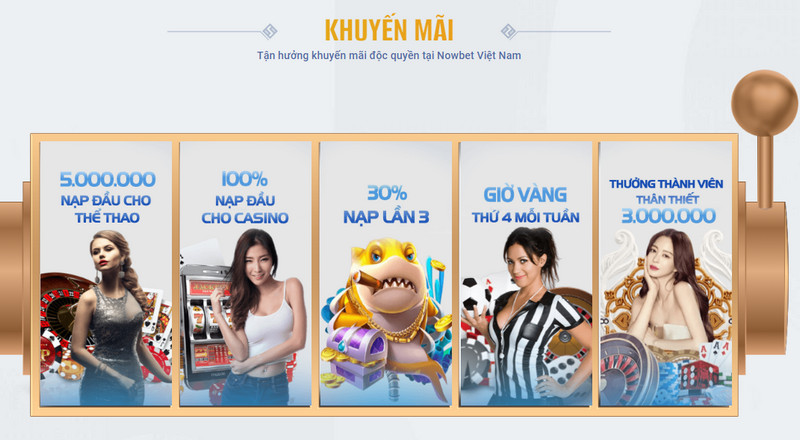 Nhà cái Nowbet khuyến mãi