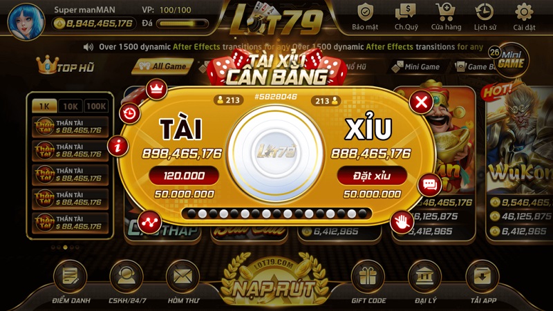 game tài xỉu online